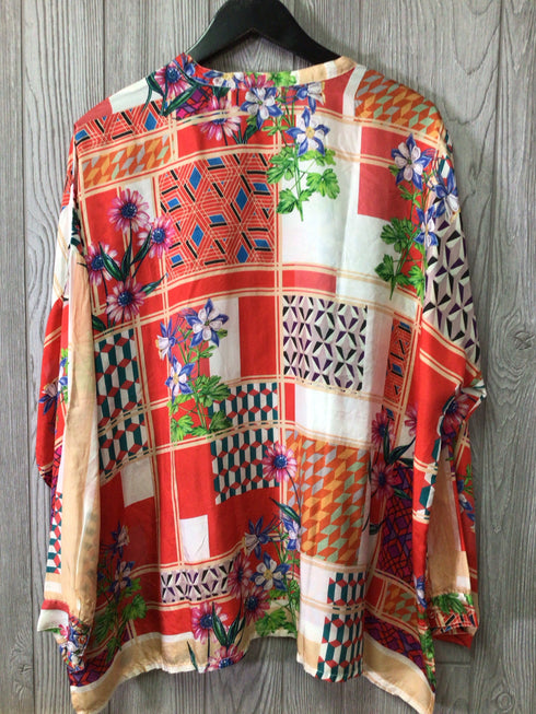 Johnny Was Blouse Silk Size X-Large